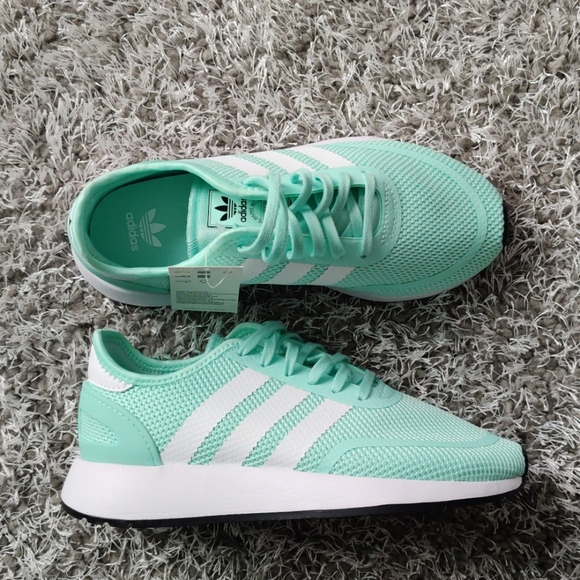 adidas Other - Mint and White Adidas Originals Shoes 5Y